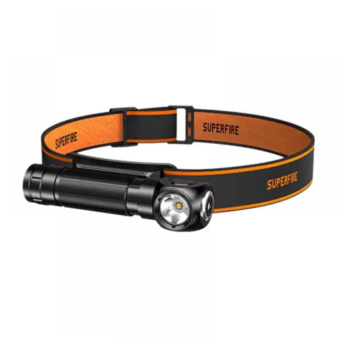 SUPERFIRE TH04-S Magnetic rechargeable flashlight 1000lm USB-C black