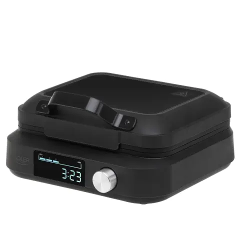 ADLER AD 3087 Gofrisütő LED kijelzővel 2200W Fekete