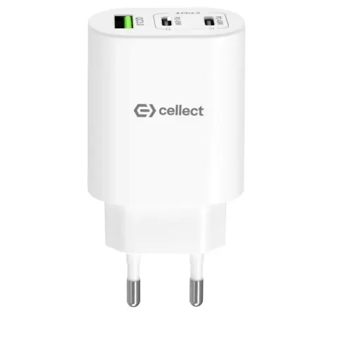 CELLECT Adaptor de încărcare rapidă la priză 45W alb