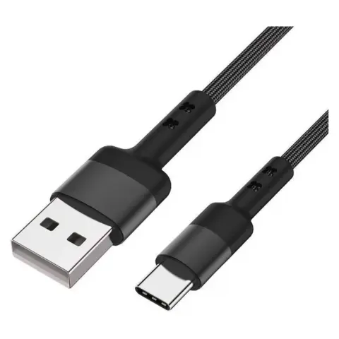 CARUBA USB 2.0 Type C transformator Crno 1m 8718485022234