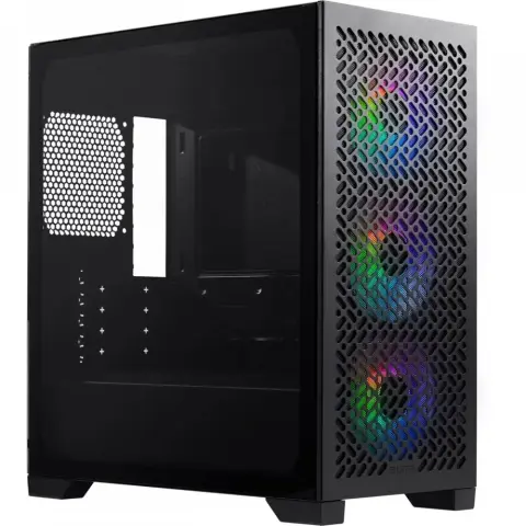 COOLERMASTER Elite 302 Black + 3 pcs ARGB fans