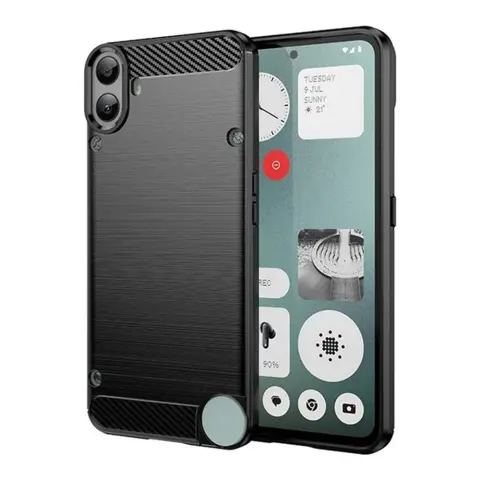 GIGAPACK nothing cmf phone 1 szilikon telefonvédő ütésállóság karbon minta fekete