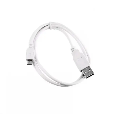 C-TECH USB Micro USB Átalakító Fehér 2m CB-USB2M-20W