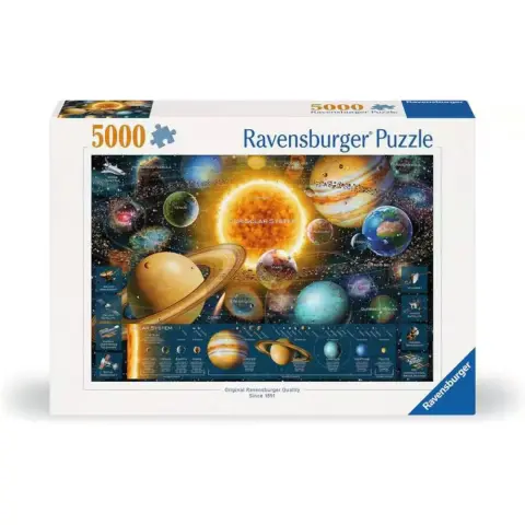 RAVENSBURGER Puzzle játék 5000 darabos Bolygórendszer
