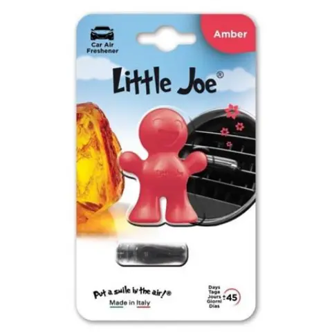LITTLE JOE Autóillatosító szellőzőrácsra Amber piros