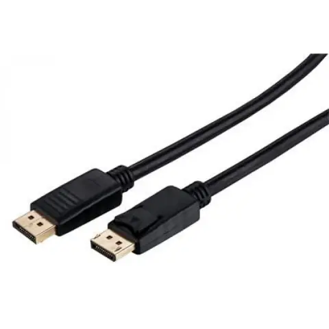 C-TECH DisplayPort 1.2/1.2a Összekötő Fekete 2m CB-DP12-2
