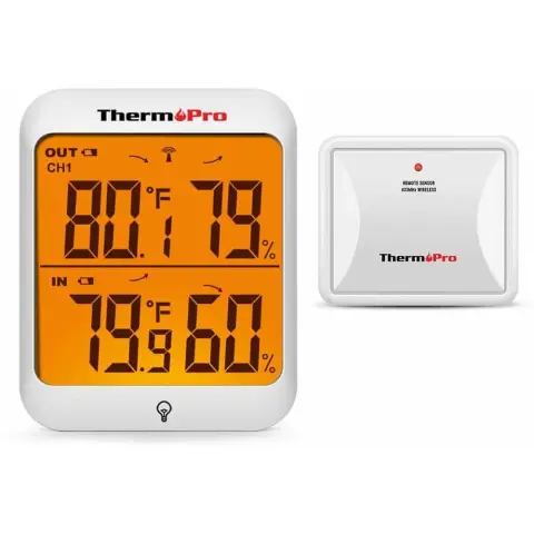 THERMOPRO TP-63A időjárás állomás digitális hőmérséklet és páratartalom méréssel