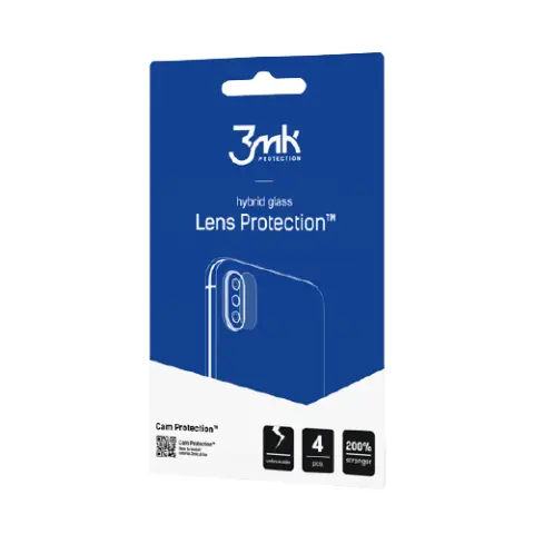 3MK iPhone 17 Pro / iPhone 18 Pro 3MK LENS PROTECTION kameravédő üveg 4db flexibilis 7H ÁTLÁTSZÓ