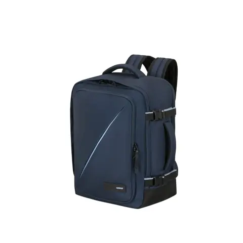 AMERICAN TOURISTER Take2cabin S/M nahrbtnik 15.6" temno moder