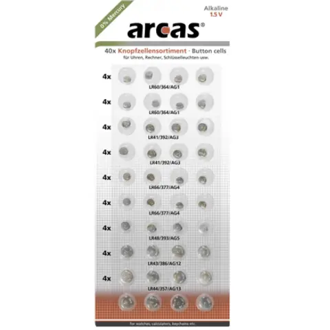 ARCAS AG gombelem csomag (CR) 40db