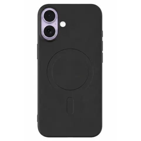 CELLECT Magnetni silikonski ovitek iPhone 17 črn