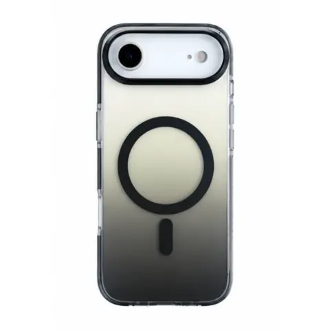 CELLECT Magnetni silikonski ovitek iPhone Air črno-prozoren