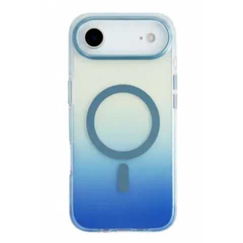 CELLECT Magnetni silikonski ovitek iPhone Air modro-prozoren
