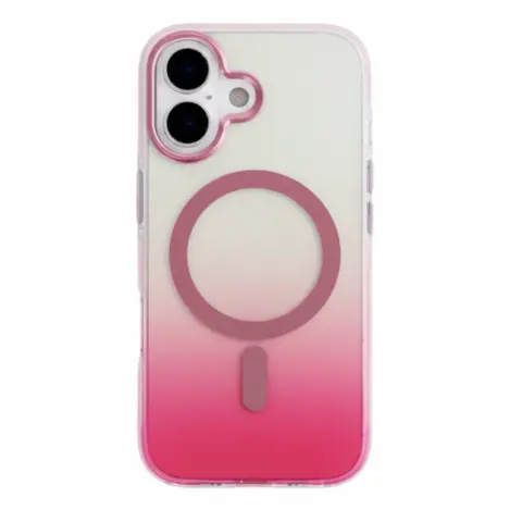 CELLECT Magnetni silikonski ovitek iPhone 17 rožnato-prozoren