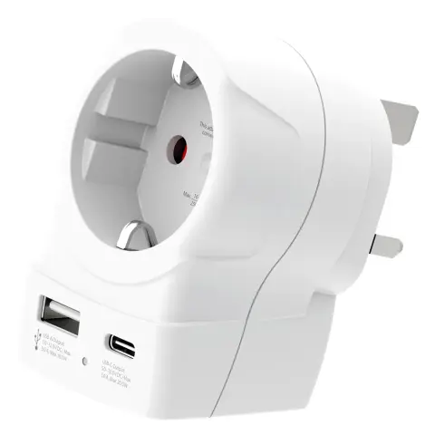 SKROSS 1.500283-E Europe to UK USB AC20PD