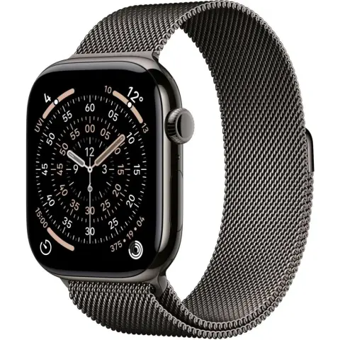 APPLE Watch Series 11 GPS + Cellular 46mm palaszürke titán tok palaszürke milánói szíj S/M