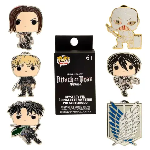 FUNKO POP! Pin Attack on Titan meglepetés kitüző
