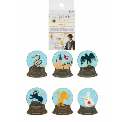 HT LF WB HARRY POTTER SNOWGLOBES BLIND PIN SET