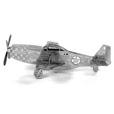 Metal Earth Boeing P-51 Mustang repülőgép