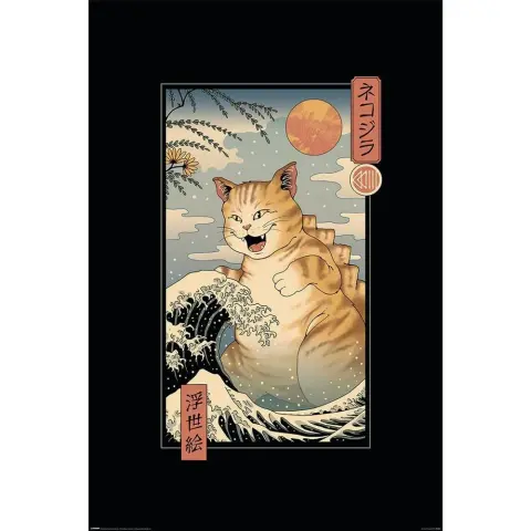 Pyramid VINCENT TRINIDAD (CATZILLA UKIYOE) MAXI poszter