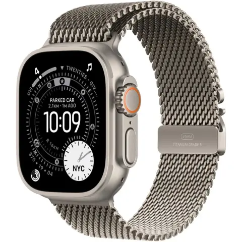 APPLE Watch Ultra 3 GPS + Cellular 49mm natural titan case natural titan Milanese belt L