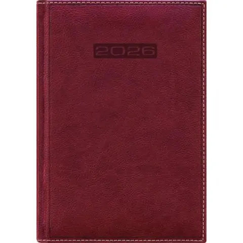 DAYLINER Sherwood Weekly Planner B5 2026 reddish brown