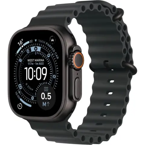 APPLE Watch Ultra 3 GPS + Cellular 49mm fekete titán tok fekete óceán szíj