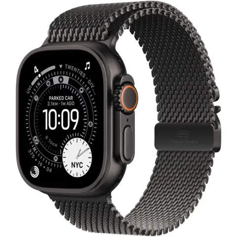 APPLE Watch Ultra 3 GPS + Cellular 49mm black titan case black titan Milanese belt S
