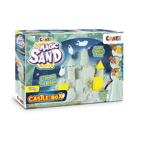 CRAZE Magic Sand Castle Box varázshomok szett