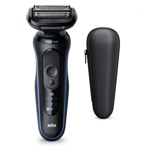 BRAUN Series 5 52-B1000S Weet&Dry Elektromos borotva fekete-kék