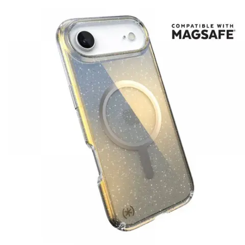 SPECK 151019-3274 Presidio Lux Glitter MagSafe tok iPhone Air ezüst-átlátszó