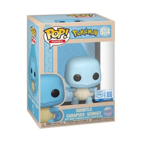 FUNKO Pop Games Pokémon Squirtle figura pasztel színű változat