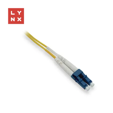 LYNX Fiber Optic LC Összekötő Sárga 2m LX-DPX-LC/LC-OS2-2