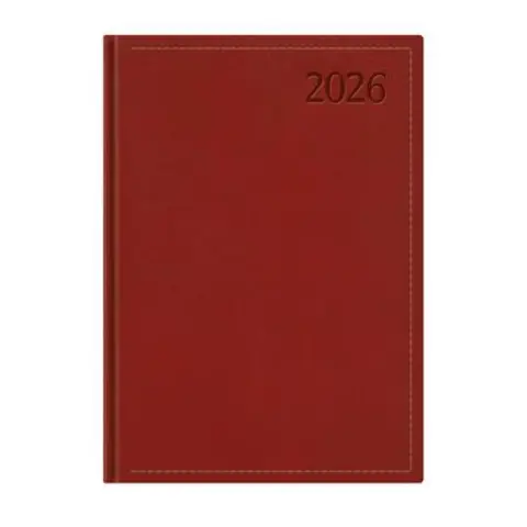 TOPTIMER Traditional Calendar planner B5 daily 2026 Burgundy