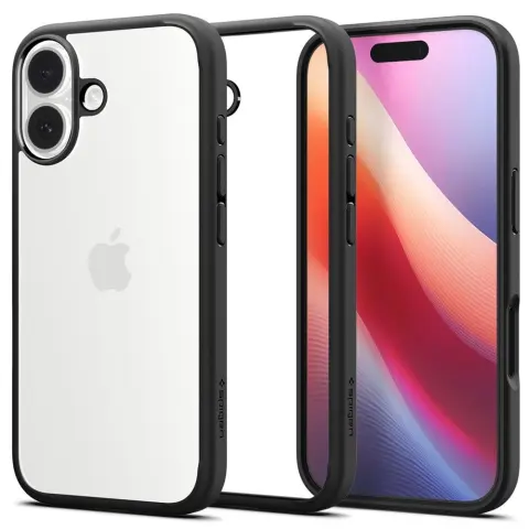 SPIGEN Ultra Hybrid back cover iPhone 17 transparent-black