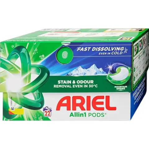 ARIEL 31020427 Mountain spring Laundry capsules 22 pcs
