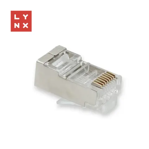 LYNX UTP CAT6A Csatlakozó Átlátszó 3cm LX-CON-CAT6A-STP-50