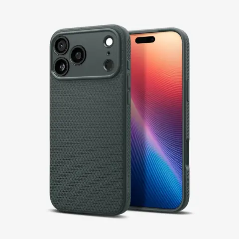 SPIGEN Liquid Air back plates iPhone 17 Pro Max / iPhone 18 Pro Max dark green