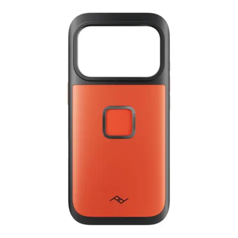 PEAK DESIGN GNAR hátlaptok Apple iPhone 17 Pro / iPhone 18 Pro fekete-narancssárga
