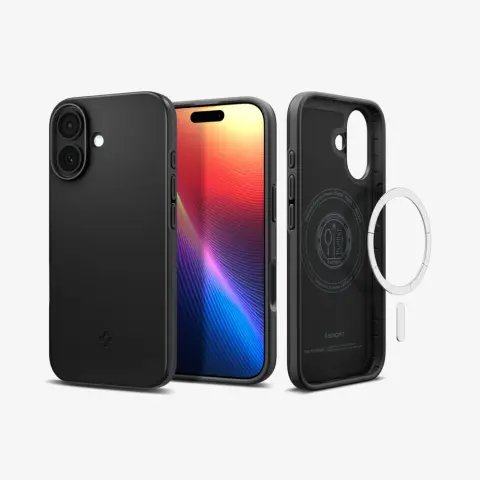SPIGEN Thin Fit MagFit MagSafe compatible case Apple iPhone 17 black