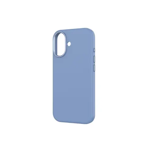 CELLECT Magnetni mehak silikonski ovitek iPhone 17 svetlo modra