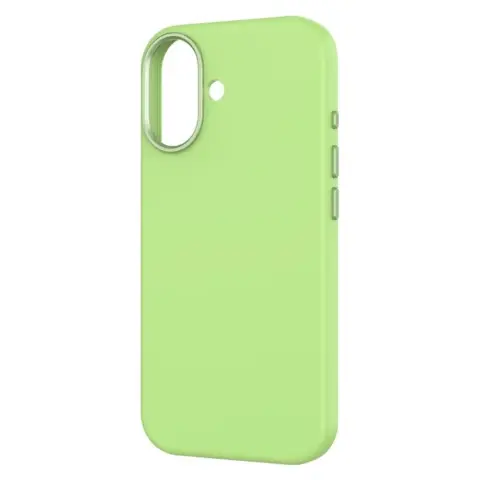 CELLECT Magnetni mehki silikonski ovitek za iPhone 17 neon zelen
