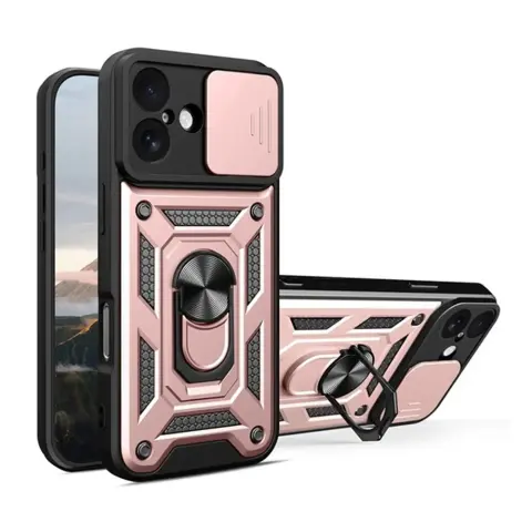 GIGAPACK iphone 17 defender silicone phone case shock-resistant with camera protection rose gold