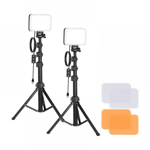 NEEWER BP66 stúdió szett két LED lámpa + szűrők + állványok