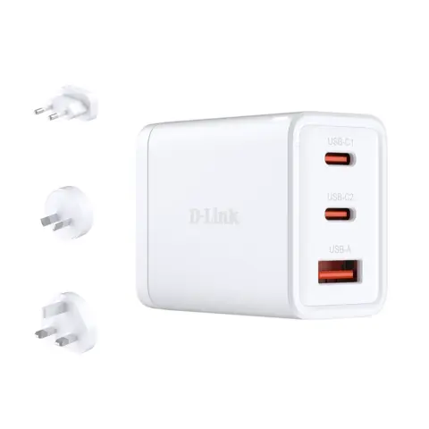 D-LINK 65W GaN Charger white