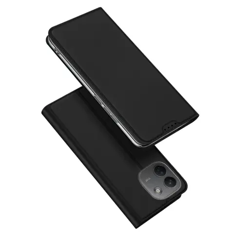 DUX DUCIS iPhone 17 Pro / iPhone 18 Pro DUX DUCIS SKIN X PRO tok álló bőr hatású FLIP MagSafe FEKETE