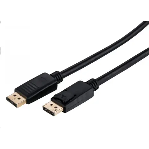 C-TECH DisplayPort 1.2/1.2a Összekötő Fekete 3m CB-DP12-3