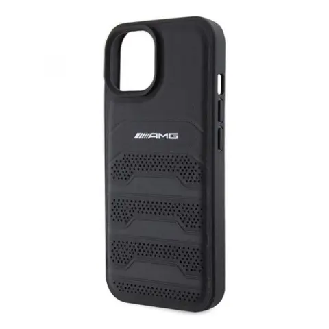 AMG Debossed Lines case for Apple iPhone 14 Plus / 15 Plus case black