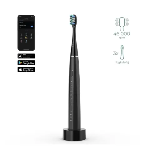 AENO DB2S Smart Sonic Elektromos fogkefe fekete