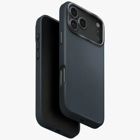 UNIQ Lyden MagSafe bőrtok Apple iPhone 17 Pro Max / iPhone 18 Pro Max sötétkék